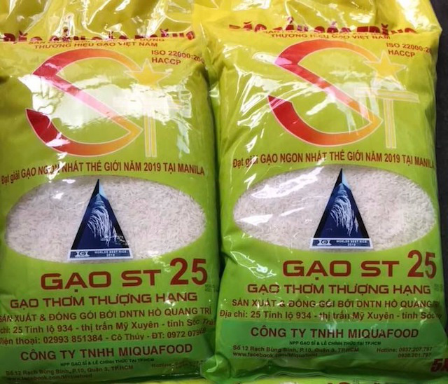 Gạo ST 25 được bình chọn là gạo ngon nhất thế giới